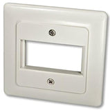 LINDY Face Plate DE for 1 SnapIn Module Face plate with cover 80x80