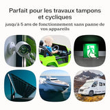 Green Cell AGM30 - 100 mAh - Sealed Lead Acid (VRLA) - 12 V - Noir