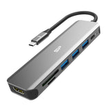 SILICON POWER Boost SU20 Docking station 7in1 USB USB-C HDMI SD card