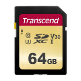 TRANSCEND Carte SDXC UHS I 500S Class 10 64 Go