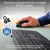 CHERRY Pack clavier / souris Stream Desktop Comfort AZERTY s