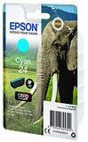 Cartouche EPSON C13T24224012 24 - Cyan