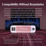 TRANSCEND ESD310P 2To External SSD USB 10Gbps Type C/A Pink