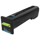 LEXMARK CX82x CX860 Cartouche de toner Return Programme haute capacité Cyan 17K