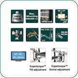 AAVARA Bras mural A4041 pour écrans 26-52