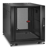 APC NetShelter SX 12U Server Rack Enclosure 600mm x 900mm w/ Sides Black