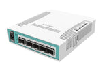 Mikrotik CRS106-1C-5S commutateur réseau Gigabit Ethernet (10/100/1000) Connexion Ethernet, supportant l'alimentation via ce port (PoE) Blanc