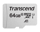 TRANSCEND 64Go UHS-I U1 microSD sans adaptateur SD pour smartphone / tablette