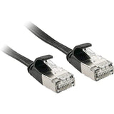 LINDY Cat.6A U/FTP Flat Patch Cable black 2m
