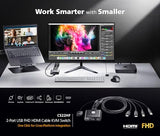 ATEN CS22HF Switch KVM HDMI 1080p / USB avec télécommande