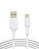 BELKIN BOOST CHARGE USB-A to USB-C Cable PVC 2M White