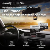 TRANSCEND 64Go microSD w/ adapter U1 High Endurance