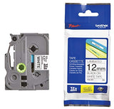 Brother TZe231 ruban d'étiquette Noir sur blanc TZe