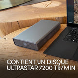 SANDISK Professional G-DRIVE PRO 4To 3.5p Thunderbolt 3 7200TPM USB-C 5Gbps Enterprise-Class Desktop Drive - Space Grey