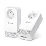 TP-LINK PG24005P Kit CPL G.hn 2400Mbps avec prise Gigogne- Pack de 2