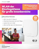 Aruba, a Hewlett Packard Enterprise company Instant On AP11 867 Mbit/s Blanc Connexion Ethernet, supportant l'alimentation via ce port (PoE)