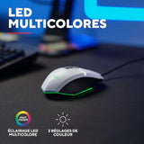 TRUST Souris gaming filaire FELOX rétroéclairée - Blanche