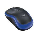 LOGITECH M185 Mouse optical wireless 2.4 GHz USB wireless receiver blue