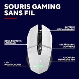 TRUST Souris gaming sans fil FELOX rétroéclairée - Blanche