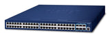 PLANET SGS-6310-48T6X commutateur réseau Géré L3 Gigabit Ethernet (10/100/1000) 1U Bleu