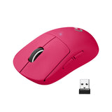 LOGITECH G PRO X SUPERLIGHT Gaming mouse right-handed optical 5 buttons wireless 2.4 GHz USB LIGHTSPEED receiver magenta