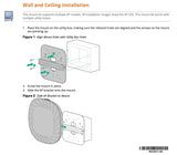 Aruba Campus AP mount bracket kit (individual) type E: wall-box (AP-MNT-E)