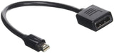 MCL Câble Mini DisplayPort male / DisplayPort Femelle 4K2K - 15cm
