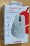 CHERRY Souris STREAM COMFORT sans fil blanche