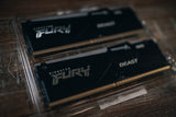 KINGSTON FURY Beast 64Go DIMM 5600MT/s DDR5 CL36 Kit of 2 White RGB EXPO