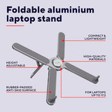 TRUST Support pliable MACY en aluminium pour ordinateur portable