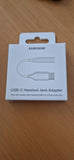Samsung EE-UC10JUWEGWW - Adaptateur USB Type C Vers Jack 3.5 - Blanc (Emballage Original)