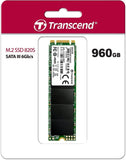 TRANSCEND 960Go SSD Interne M.2 2280 SSD SATA3 puce TLC Pour Ultrabook