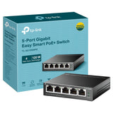 TP-LINK TL-SG105MPE SWITCH 5 PORTS GIGABIT PoE+ 120W