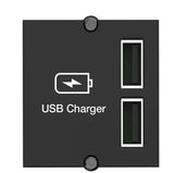 BACHMANN Plastron chargeur 2 ports USB