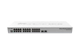 Mikrotik CRS326-24G-2S+RM commutateur réseau L2 Gigabit Ethernet (10/100/1000) Connexion Ethernet, supportant l'alimentation via ce port (PoE) Gris
