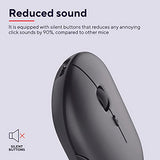 TRUST Souris sans fil PUCK Ultra-plate rechargeable - Noire