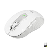 LOGITECH Signature M650 Mouse optical 5 buttons wireless Bluetooth 2.4 GHz Bolt USB receiver off-white