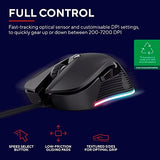 TRUST Souris gaming filaire YBAR noire