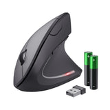 TRUST Souris sans fil ergonomique VERTO - Noire
