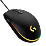 LOGITECH Gaming Mouse G203 LIGHTSYNC Mouse optical 6 buttons wired USB black
