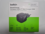 BELKIN 45W USB PD Wall Charger with PPS BLK