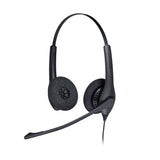 Jabra Biz 1500 Duo USB Casque Avec fil Arceau Bureau/Centre d'appels USB Type-A Noir