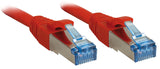 LINDY Cat.6A S/FTP LSOH Red 15m Patch Cable