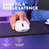 TRUST Souris gaming sans fil HELOX ultra légére - Blanche