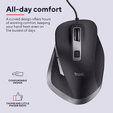 TRUST Souris filaire FYDA ECO - Noire