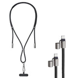 INTENSO Lanière de chargement pour téléphone portable noire