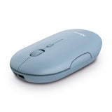 TRUST Souris sans fil PUCK Ultra-plate rechargeable - Bleue