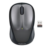 LOGITECH M235 Mouse right-handed optical wireless 2.4 GHz USB wireless receiver grey