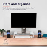 TRUST Support pour écran MONTA blanc