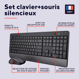 TRUST Pack clavier & souris sans fil TREZO (FR)